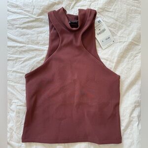 Zara ribbed tank, size M, nice material NWT